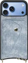 AVY Apple iPhone 18 Pro Max - Classic Kit - Leather Denim Blauw