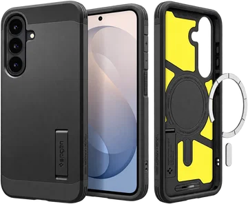 Spigen Tough Armor Samsung Galaxy S26 FE Hoesje MagSafe Back Cover Zwart