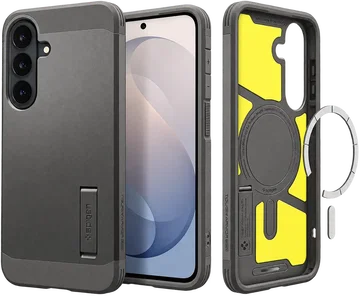 Spigen Tough Armor Samsung Galaxy S26 FE Hoesje MagSafe Back Cover Gunmetal