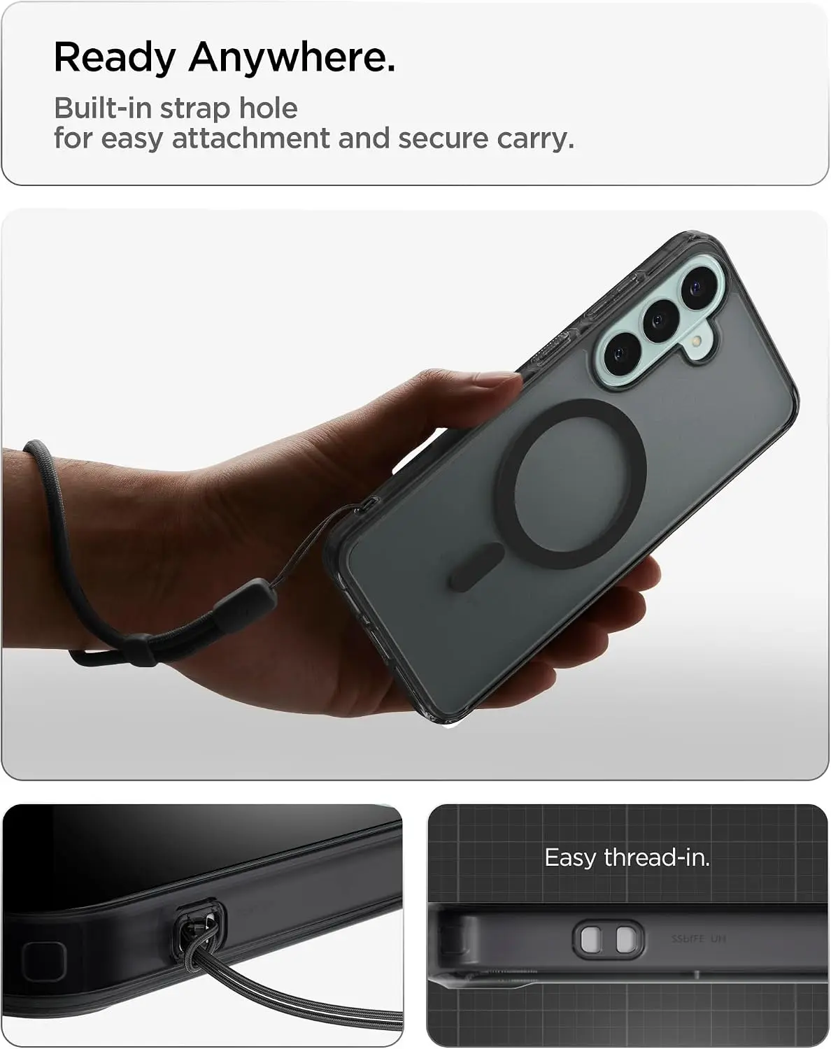 Spigen Ultra Hybrid MagFit Samsung Galaxy S26 FE Hoesje MagSafe Zwart afbeelding 10
