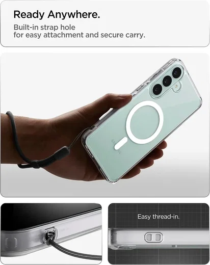 Spigen Ultra Hybrid MagFit Samsung Galaxy S26 FE Hoesje MagSafe Transparant afbeelding 6
