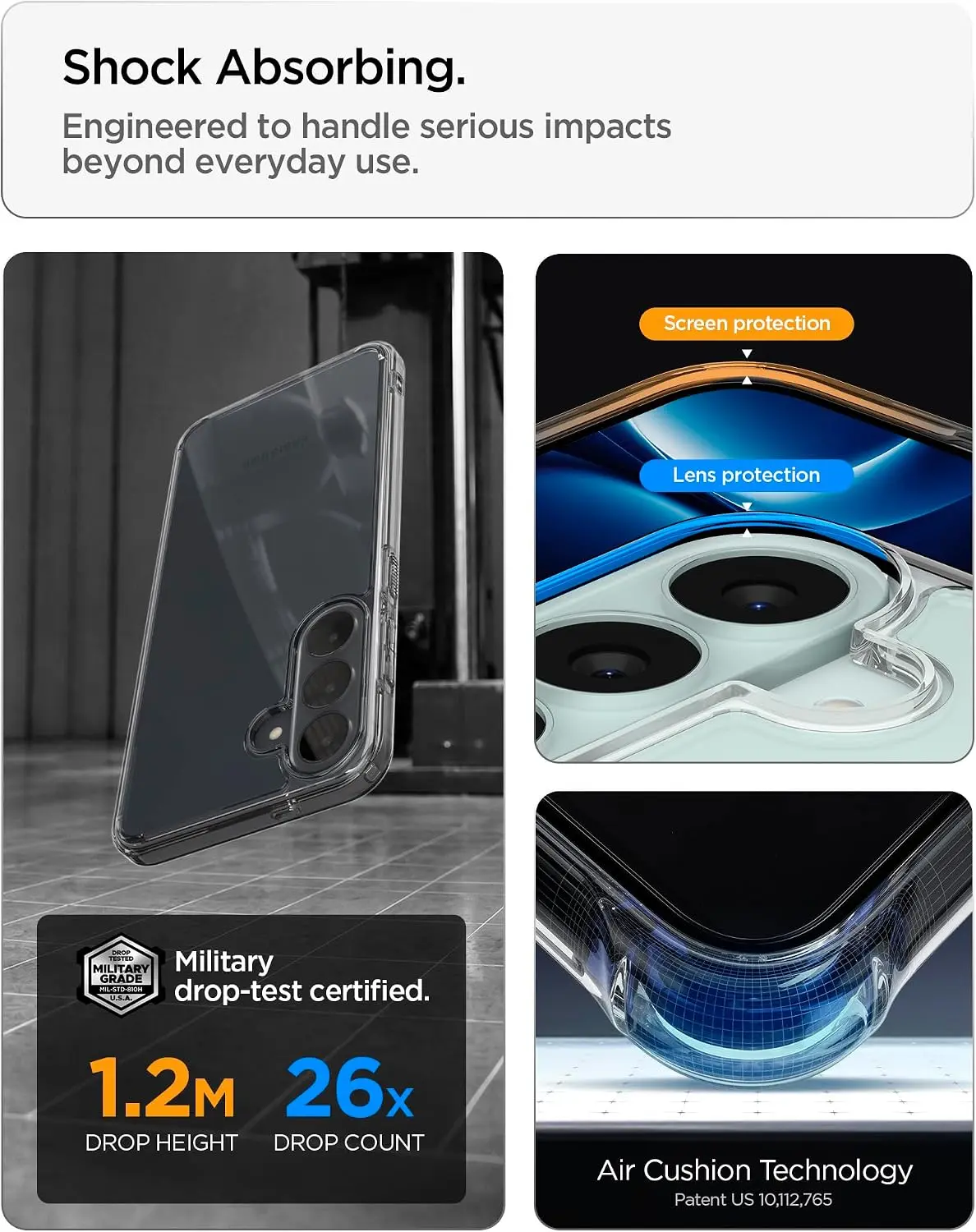 Spigen Ultra Hybrid Samsung Galaxy S26 FE Hoesje Back Cover Transparant afbeelding 2