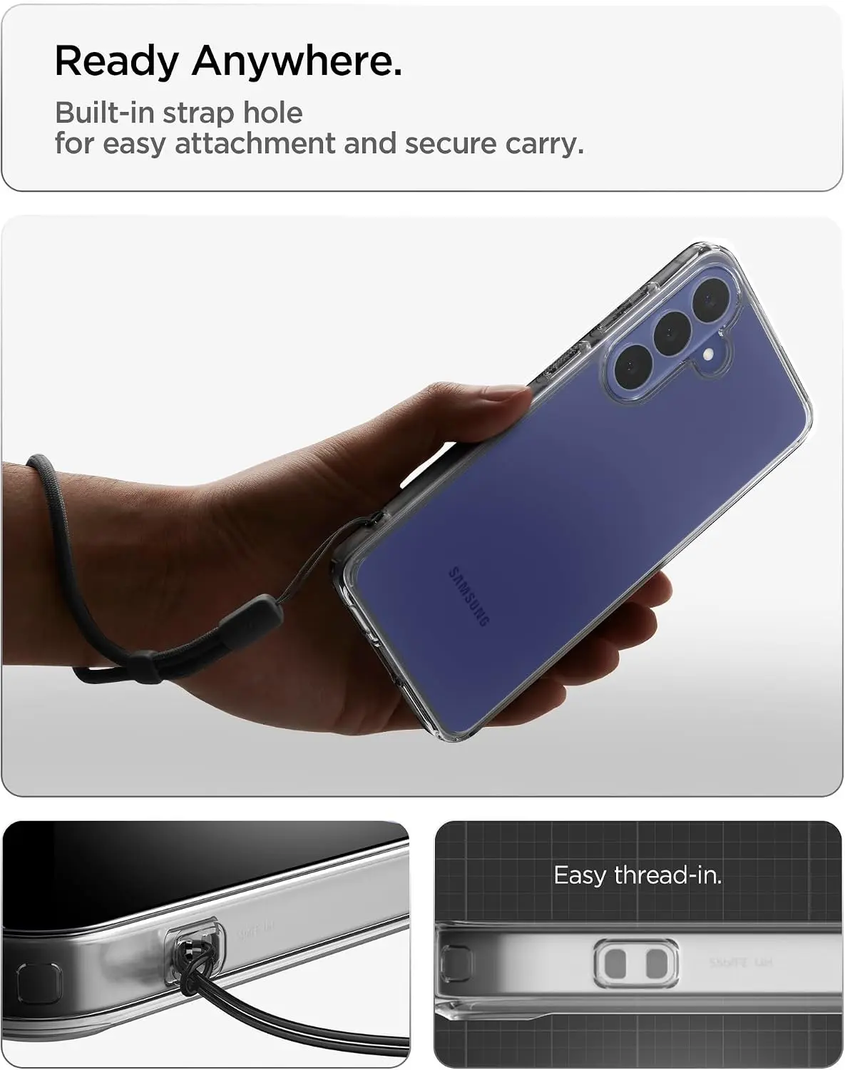 Spigen Ultra Hybrid Samsung Galaxy S26 FE Hoesje Back Cover Transparant afbeelding 4