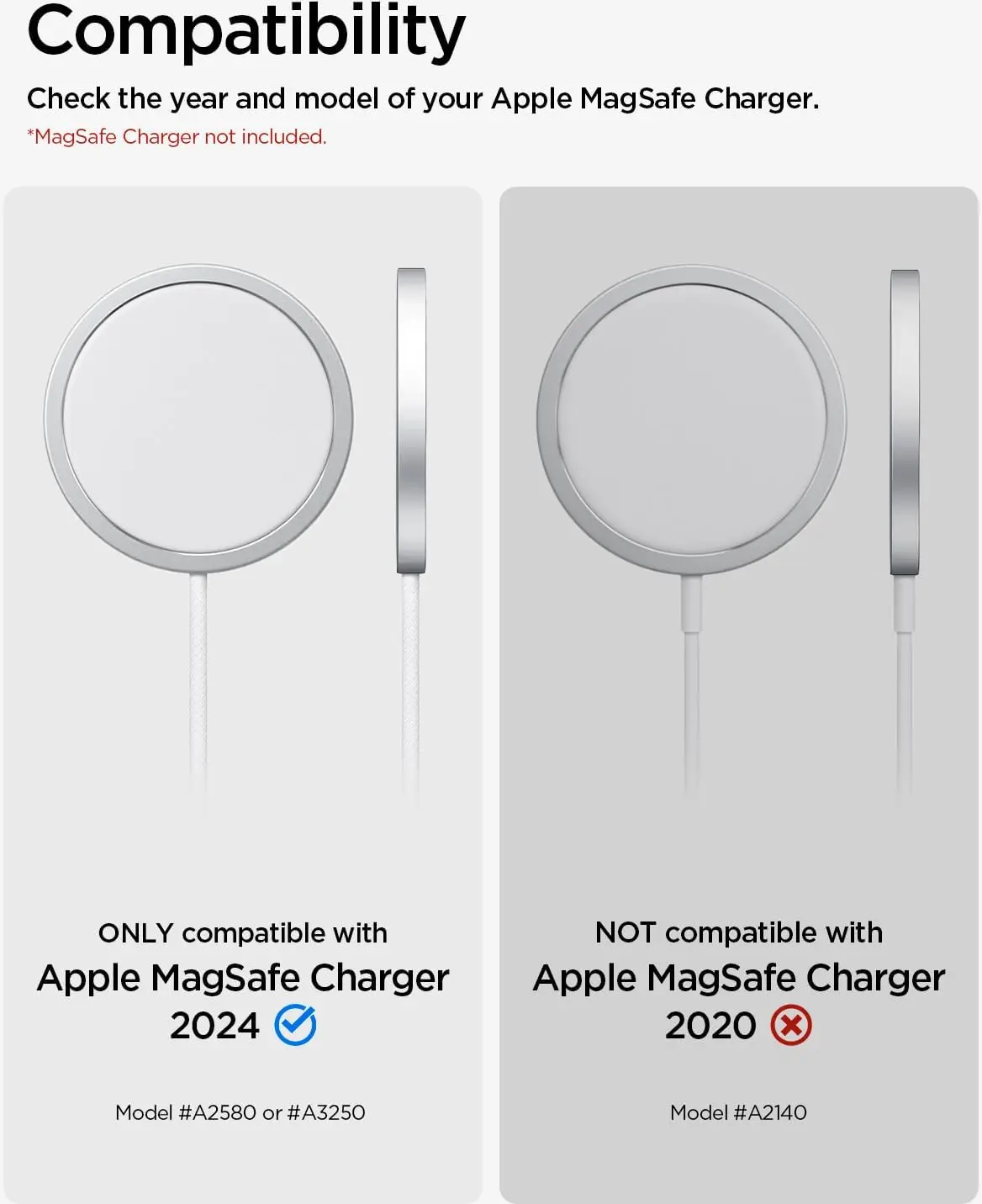 Spigen Oplaadstandaard voor MagSafe Oplader Bureau / Nachtkastje Zwart afbeelding 2