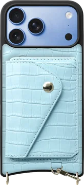 AVY Apple iPhone 18 Pro Max - Classic Kit - Leather Croco Blauw