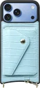 AVY Apple iPhone 18 Pro Max - Classic Kit - Leather Croco Blauw