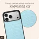 AVY Apple iPhone 18 Pro Max - Classic Kit - Leather Croco Blauw afbeelding 5