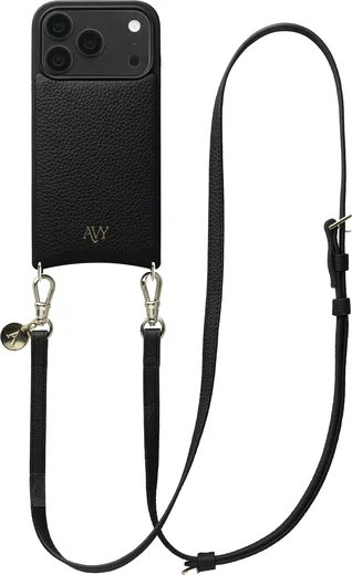 AVY Apple iPhone 18 Pro - Essential Kit - Zwart - Long Leather afbeelding 1
