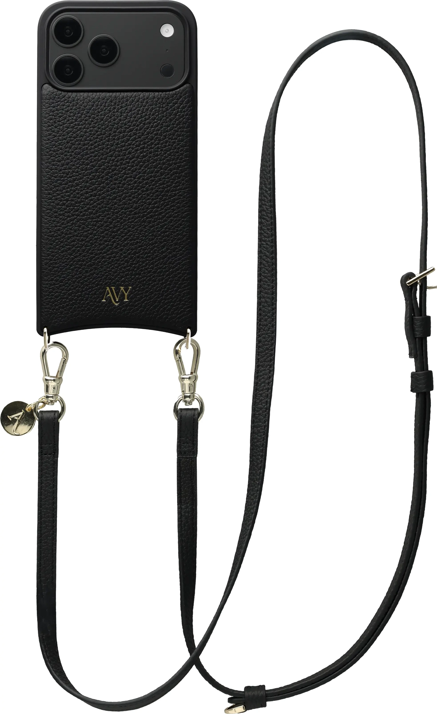 AVY Apple iPhone 18 Pro Max - Essential Kit - Zwart - Long Leather afbeelding 1