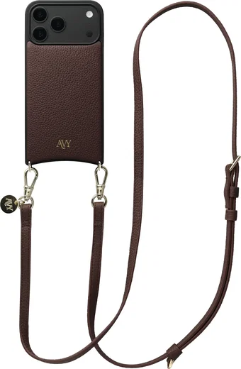 AVY Apple iPhone 18 Pro Max - Essential Kit - Chocolate - Long Leather afbeelding 1
