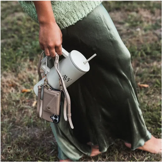 AVY Apple iPhone 18 Pro Max - Essential Kit - Beige - Long Leather afbeelding 8