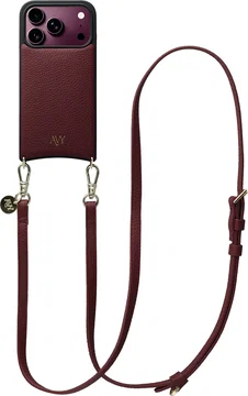 AVY Apple iPhone 18 Pro - Essential Kit - Burgundy - Long Leather