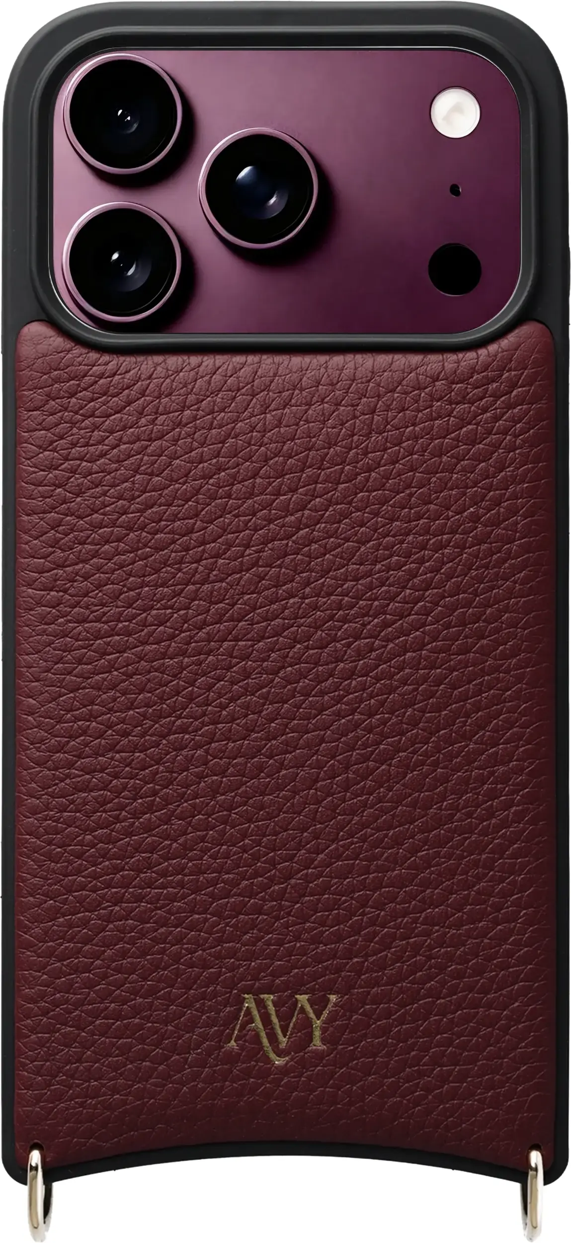 AVY Apple iPhone 18 Pro - Essential Kit - Burgundy - Long Leather afbeelding 19
