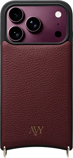 AVY Apple iPhone 18 Pro - Essential Kit - Burgundy - Long Leather afbeelding 19