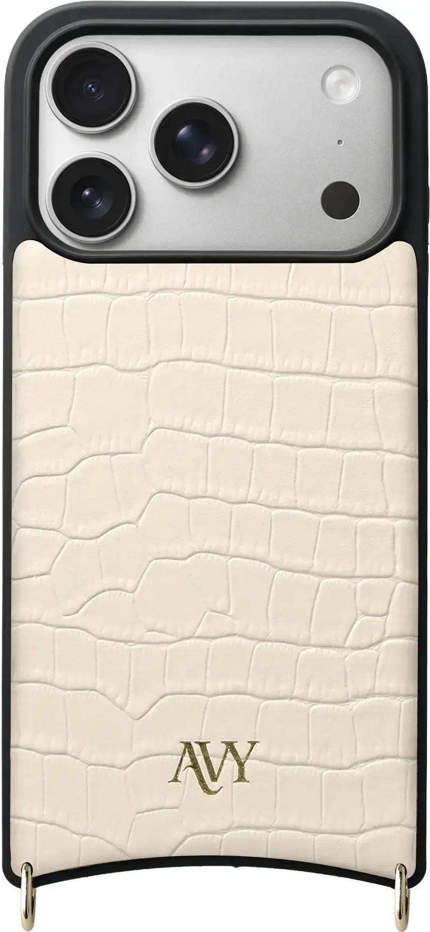 AVY Apple iPhone 18 Pro - Essential Kit - Croco Beige - Long Leather afbeelding 18