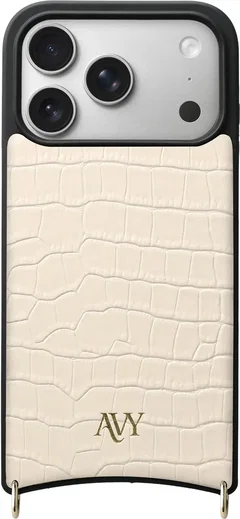 AVY Apple iPhone 18 Pro - Essential Kit - Croco Beige - Long Leather afbeelding 18
