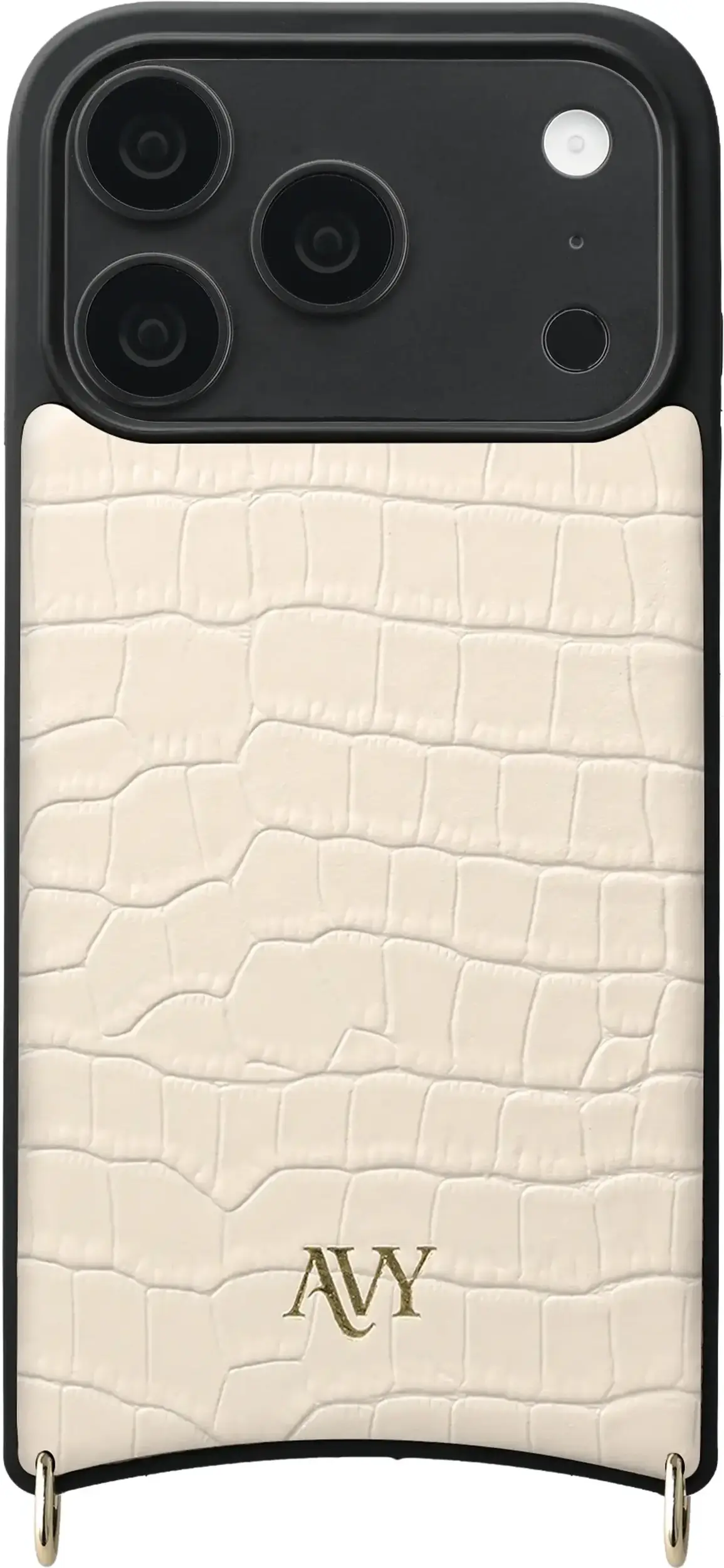 AVY Apple iPhone 18 Pro - Essential Kit - Croco Beige - Long Leather afbeelding 17
