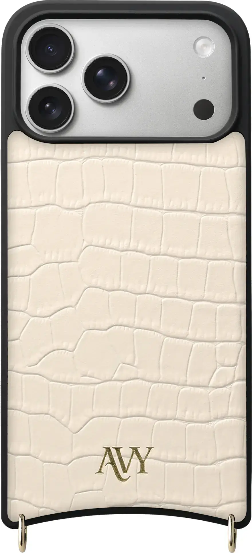 AVY Apple iPhone 18 Pro Max - Essential Kit - Croco Beige - Long Leather afbeelding 18