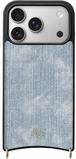 AVY Apple iPhone 18 Pro - Essential Kit - Denim - Long Leather afbeelding 17