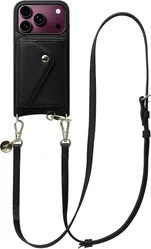 AVY Apple iPhone 18 Pro - Styled Kit - Zwart - Long Leather afbeelding