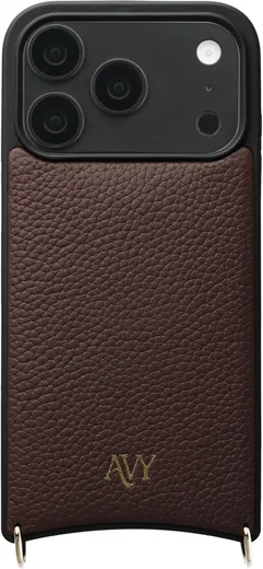 AVY Apple iPhone 18 Pro - Styled Kit - Chocolate - Long Leather afbeelding 16