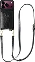 AVY Apple iPhone 18 Pro - Styled Kit - Croco Zwart - Long Leather