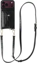 AVY Apple iPhone 18 Pro Max - Styled Kit - Croco Zwart - Long Leather