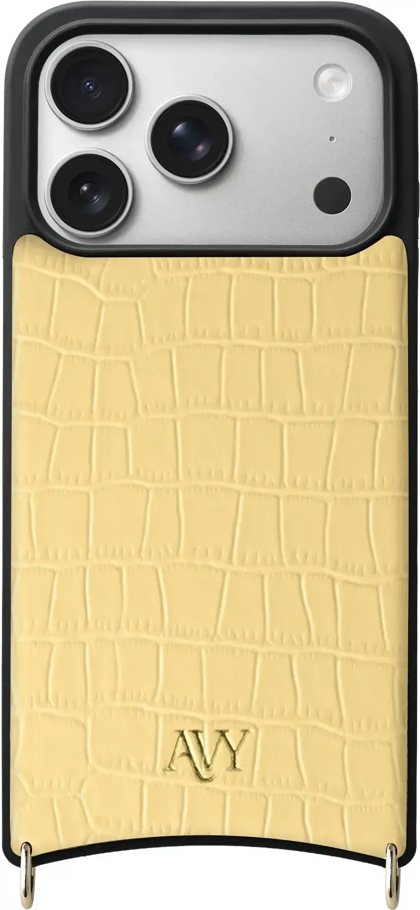 AVY Apple iPhone 18 Pro - Styled Kit - Croco Geel - Long Leather afbeelding 19
