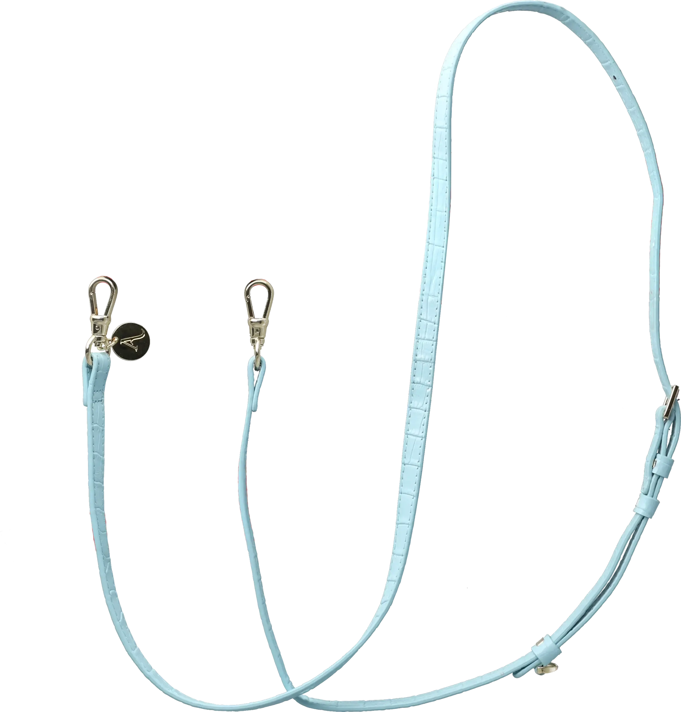 AVY Apple iPhone 18 Pro - Styled Kit - Croco Blauw - Long Leather afbeelding 16