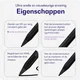 Buddi Aide 2 Stylus Pen voor Kobo met gum- en markeerfunctie Zwart afbeelding 5