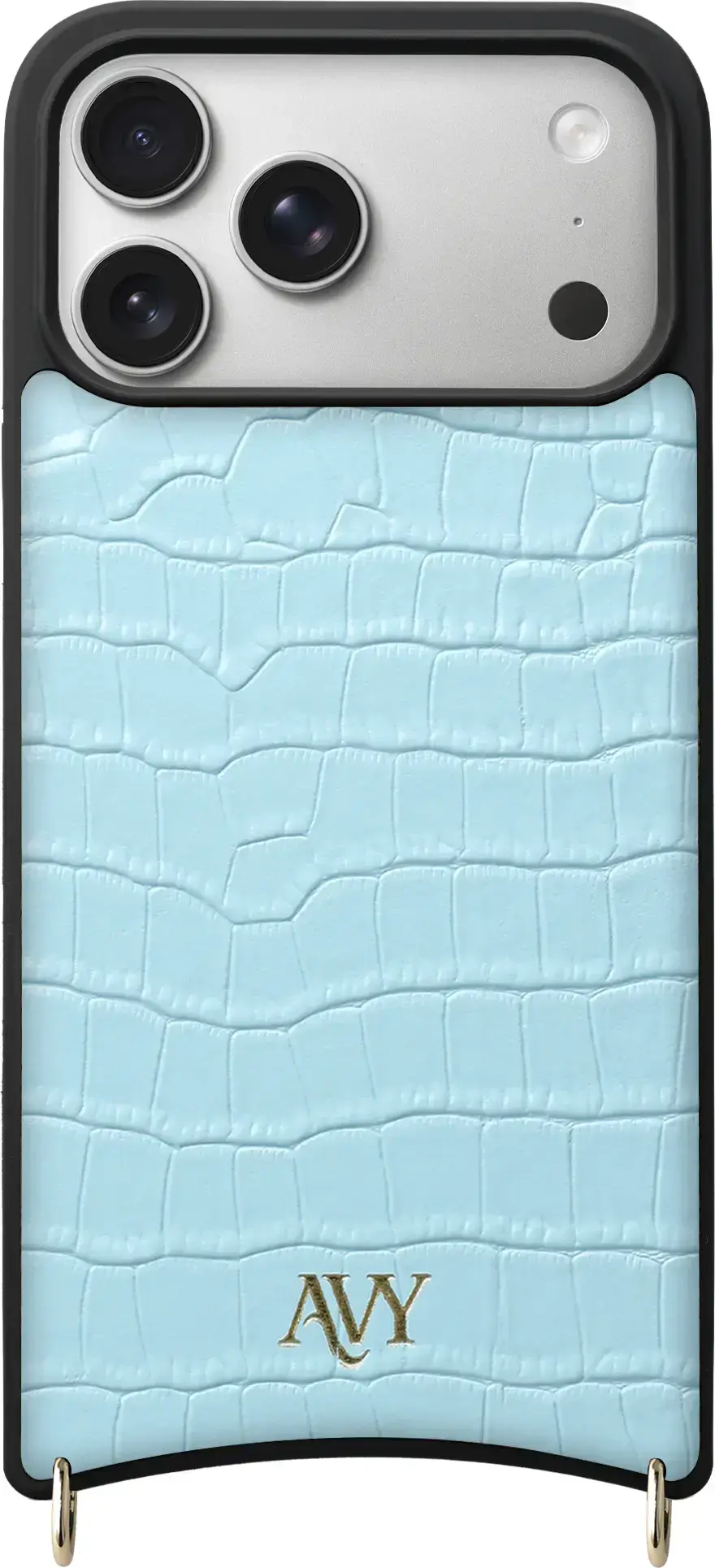 AVY Apple iPhone 18 Pro Max - Styled Kit - Croco Blauw - Long Leather afbeelding 19