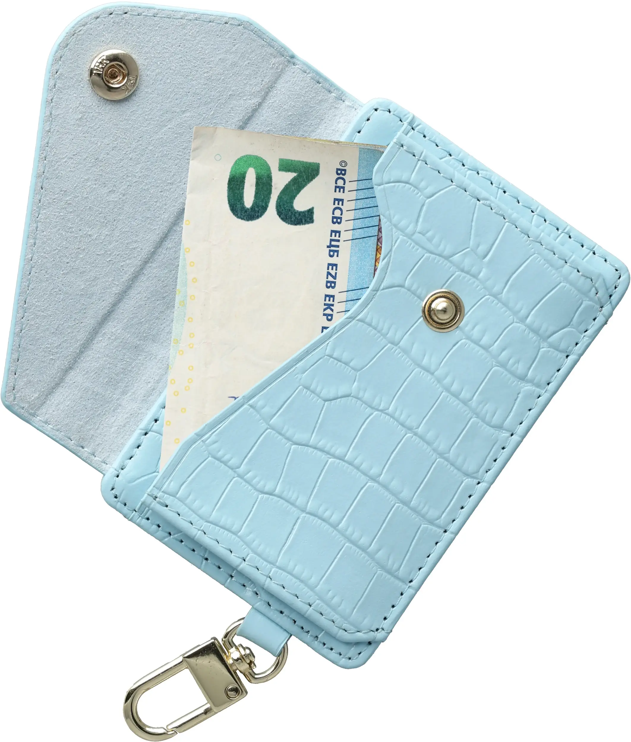 AVY Apple iPhone 18 Pro Max - Styled Kit - Croco Blauw - Long Leather afbeelding 17