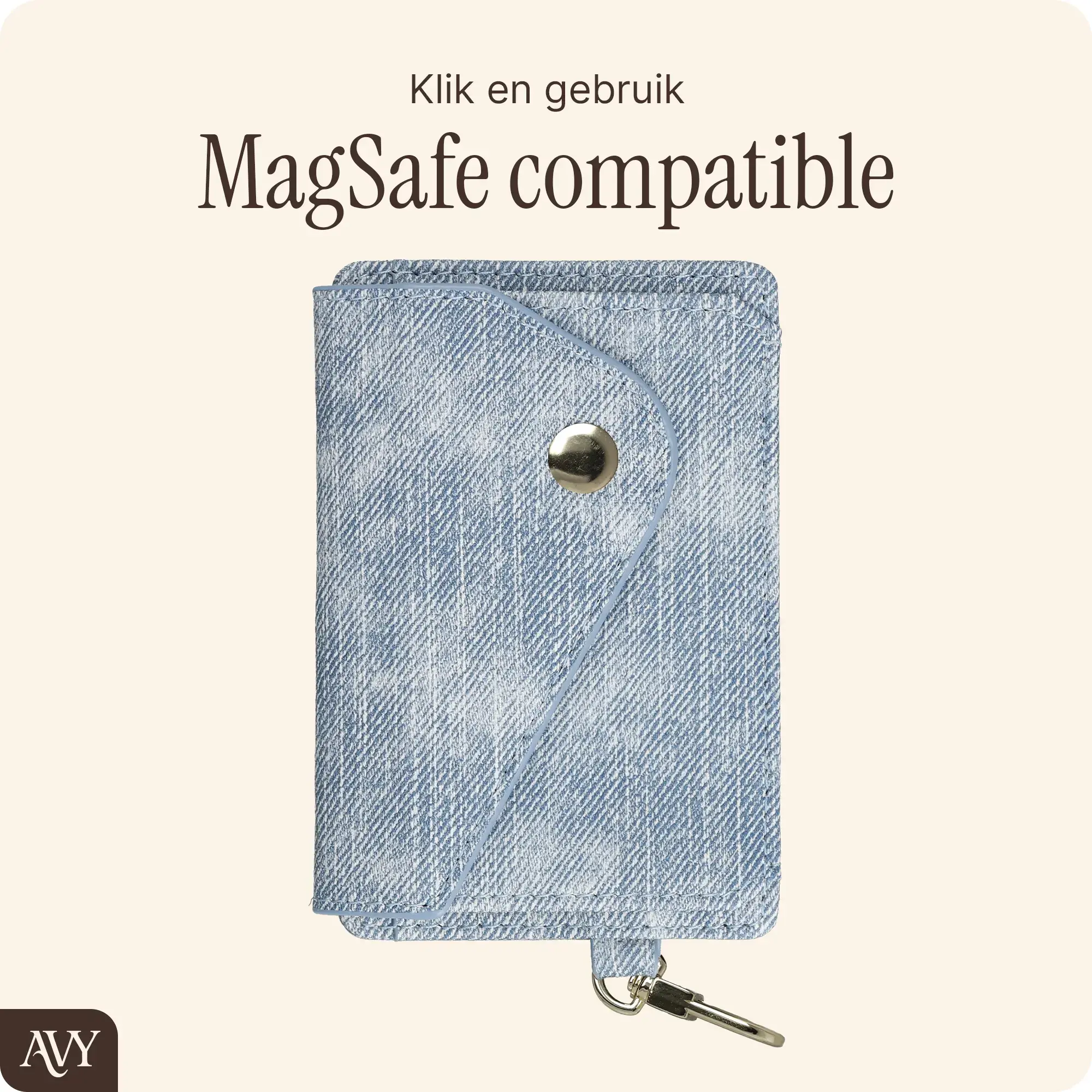 AVY Apple iPhone 18 Pro - Styled Kit - Denim - Long Leather afbeelding 12