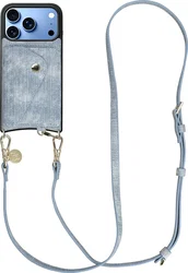 AVY Apple iPhone 18 Pro - Styled Kit - Denim - Long Leather afbeelding