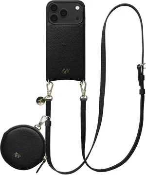 AVY Apple iPhone 18 Pro - Luxury Kit - Zwart - Long Leather