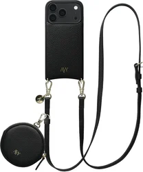 AVY Apple iPhone 18 Pro - Luxury Kit - Zwart - Long Leather afbeelding