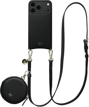 AVY Apple iPhone 18 Pro Max - Luxury Kit - Zwart - Long Leather