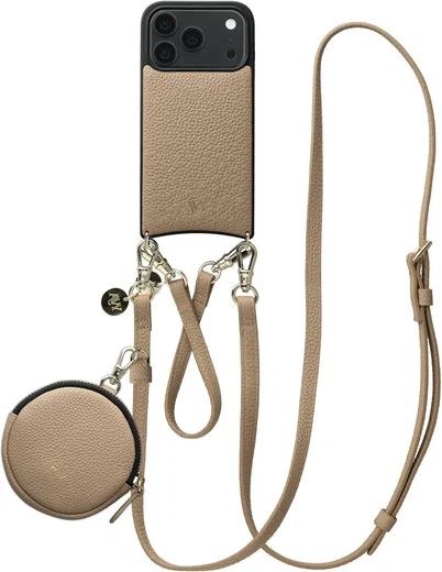 AVY Apple iPhone 18 Pro - Luxury Kit - Beige - Leather Set afbeelding 1