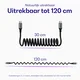 Buddi Power 89W USB-A / USB-C Autolader met USB-C naar USB-C Krulsnoer 2M afbeelding 5