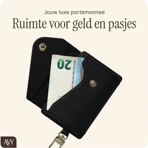 AVY Apple iPhone 18 Pro Max - Statement Kit - Zwart - Long Leather afbeelding 10