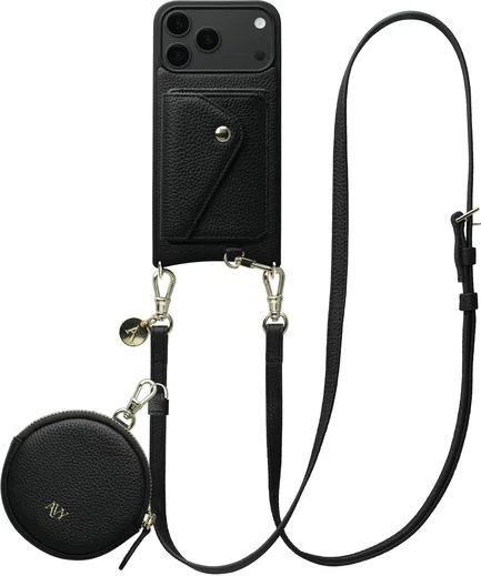 AVY Apple iPhone 18 Pro Max - Statement Kit - Zwart - Long Leather afbeelding 1