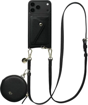 AVY Apple iPhone 18 Pro Max - Statement Kit - Zwart - Long Leather