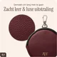 AVY Apple iPhone 18 Pro Max - Statement Kit - Burgundy - Long Leather afbeelding 15