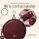 AVY Apple iPhone 18 Pro Max - Statement Kit - Burgundy - Leather Set afbeelding 14
