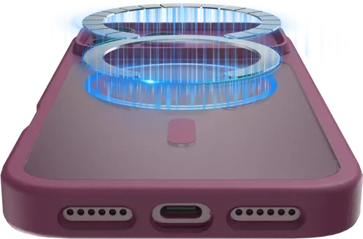 Buddi Frost Apple iPhone 17 Pro Max Hoesje MagSafe Back Cover Matte Cherry afbeelding 7