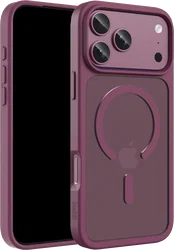 Buddi Frost Apple iPhone 17 Pro Max Hoesje MagSafe Back Cover Matte Cherry afbeelding