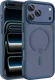 Buddi Frost Apple iPhone 17 Pro Max Hoesje MagSafe Back Cover Matte Donker Blauw