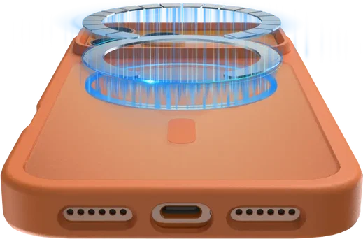 Buddi Frost Apple iPhone 17 Pro Max Hoesje MagSafe Back Cover Matte Oranje afbeelding 6