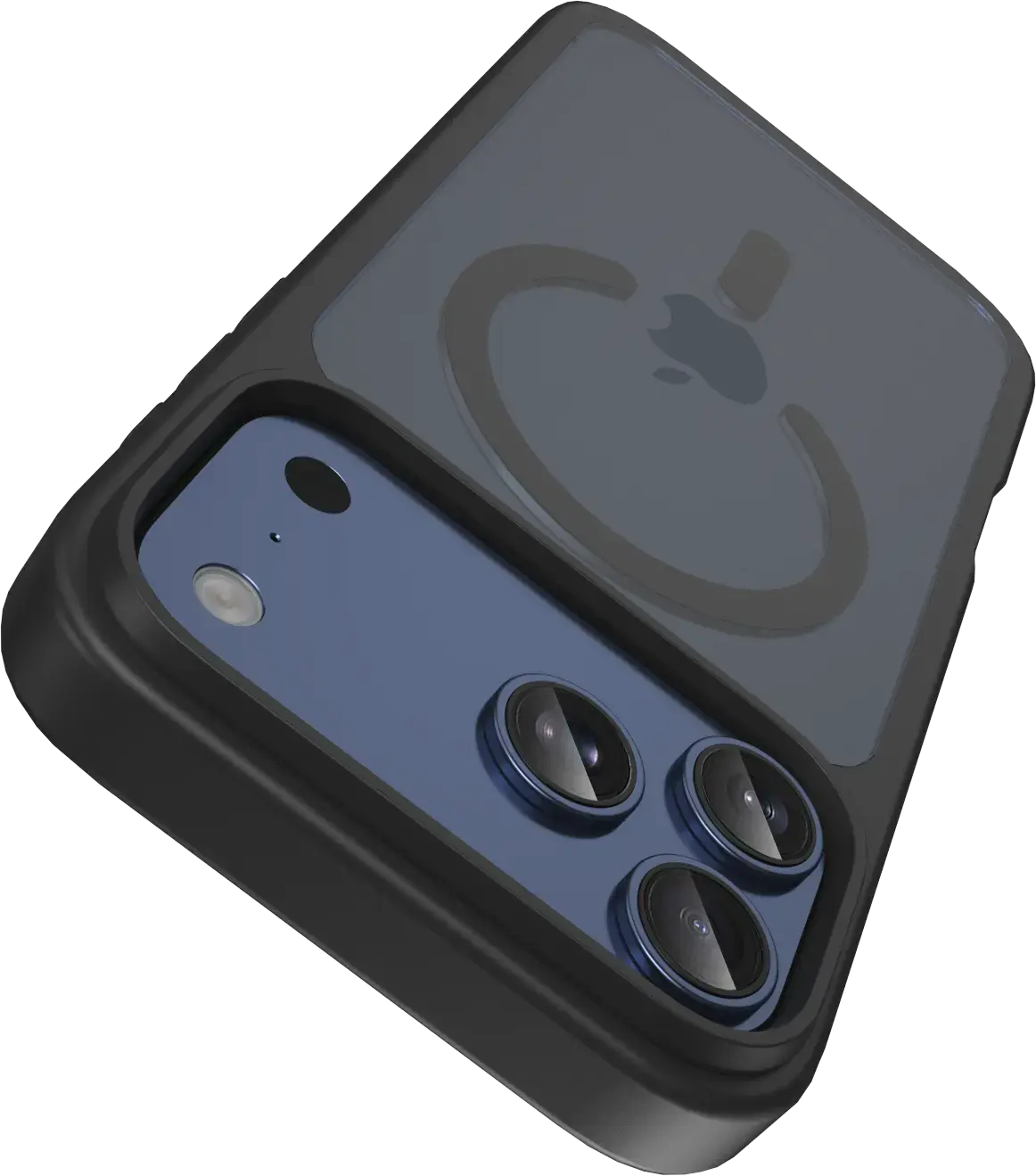 Buddi Frost Apple iPhone 17 Pro Max Hoesje MagSafe Back Cover Matte Zwart afbeelding 5