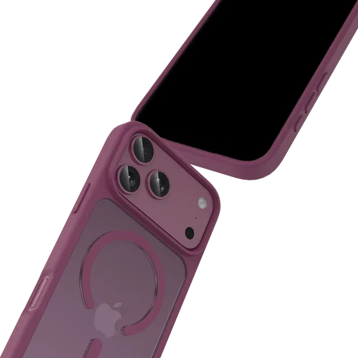 Buddi Frost Apple iPhone 17 Pro Hoesje MagSafe Back Cover Matte Cherry afbeelding 7